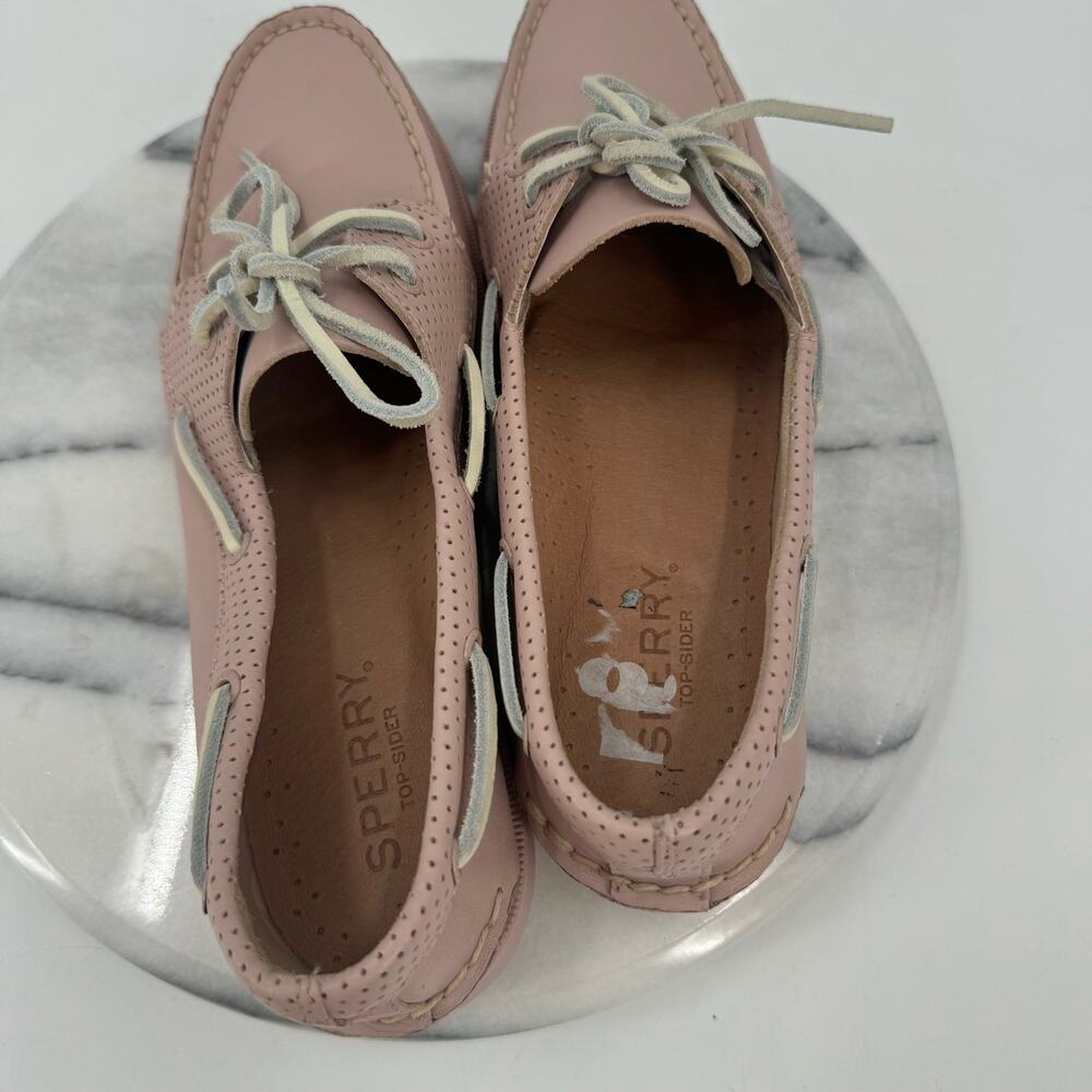 NWOT Sperry Rose A/O 2 eye leather loafers - Picture 6 of 8